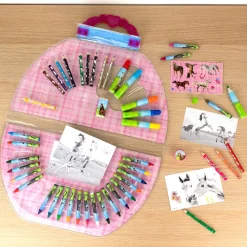 Kleurkoffer Paarden 51-delig