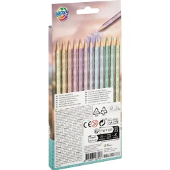 Kleurpotloden pastel Horse collection 12 stuks