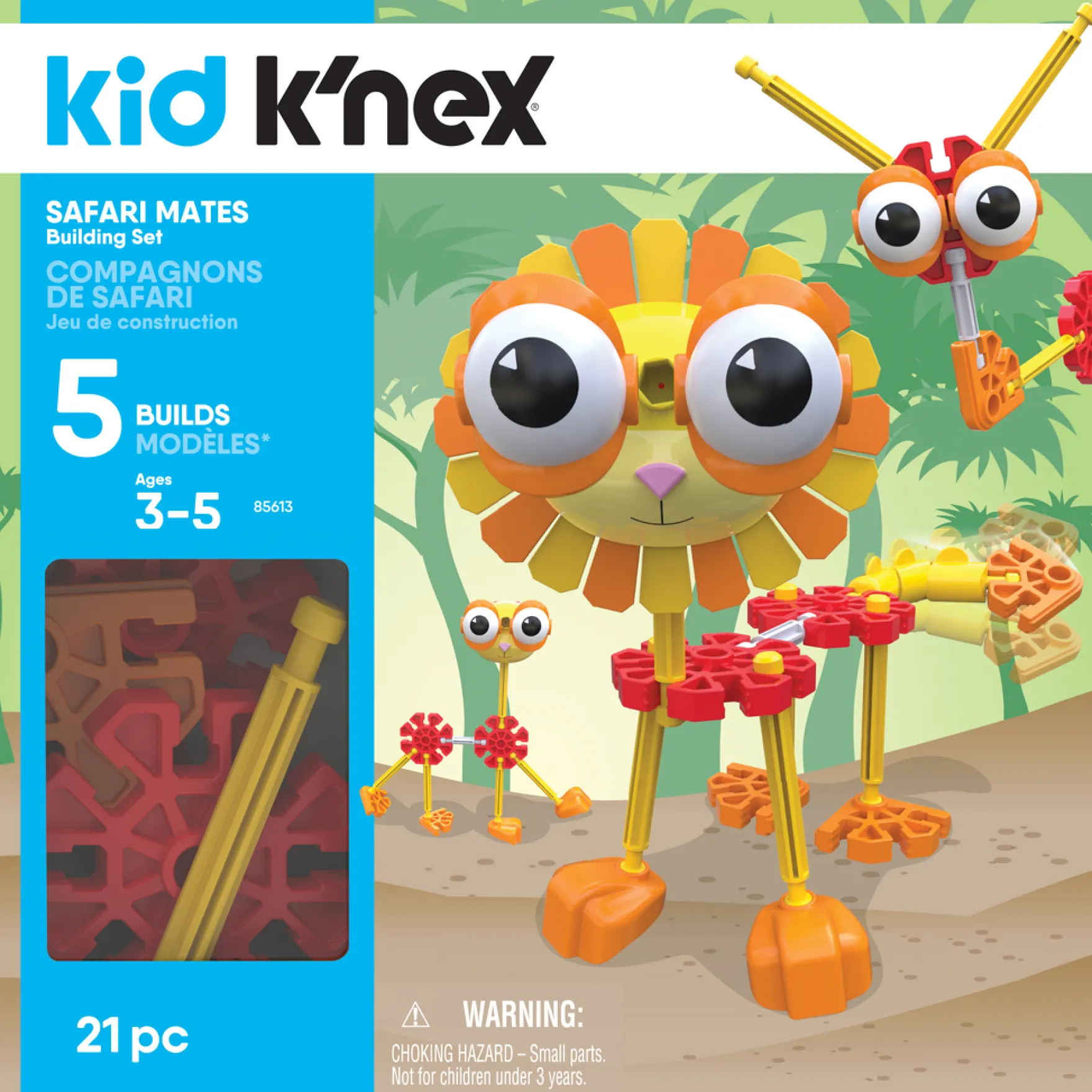 K'NEX Kid Safari Mates Building Set