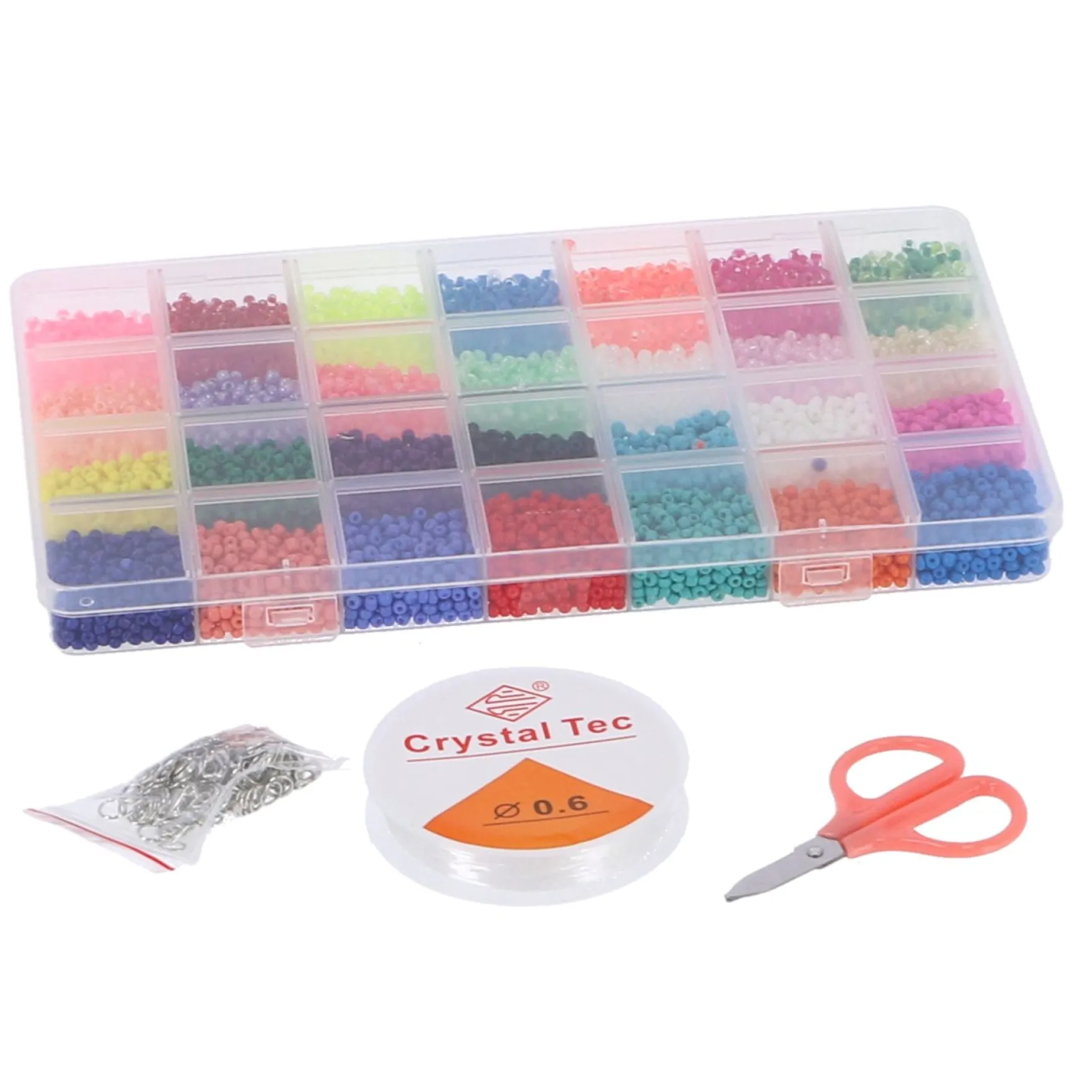 Kralen 28 soorten 350 gram