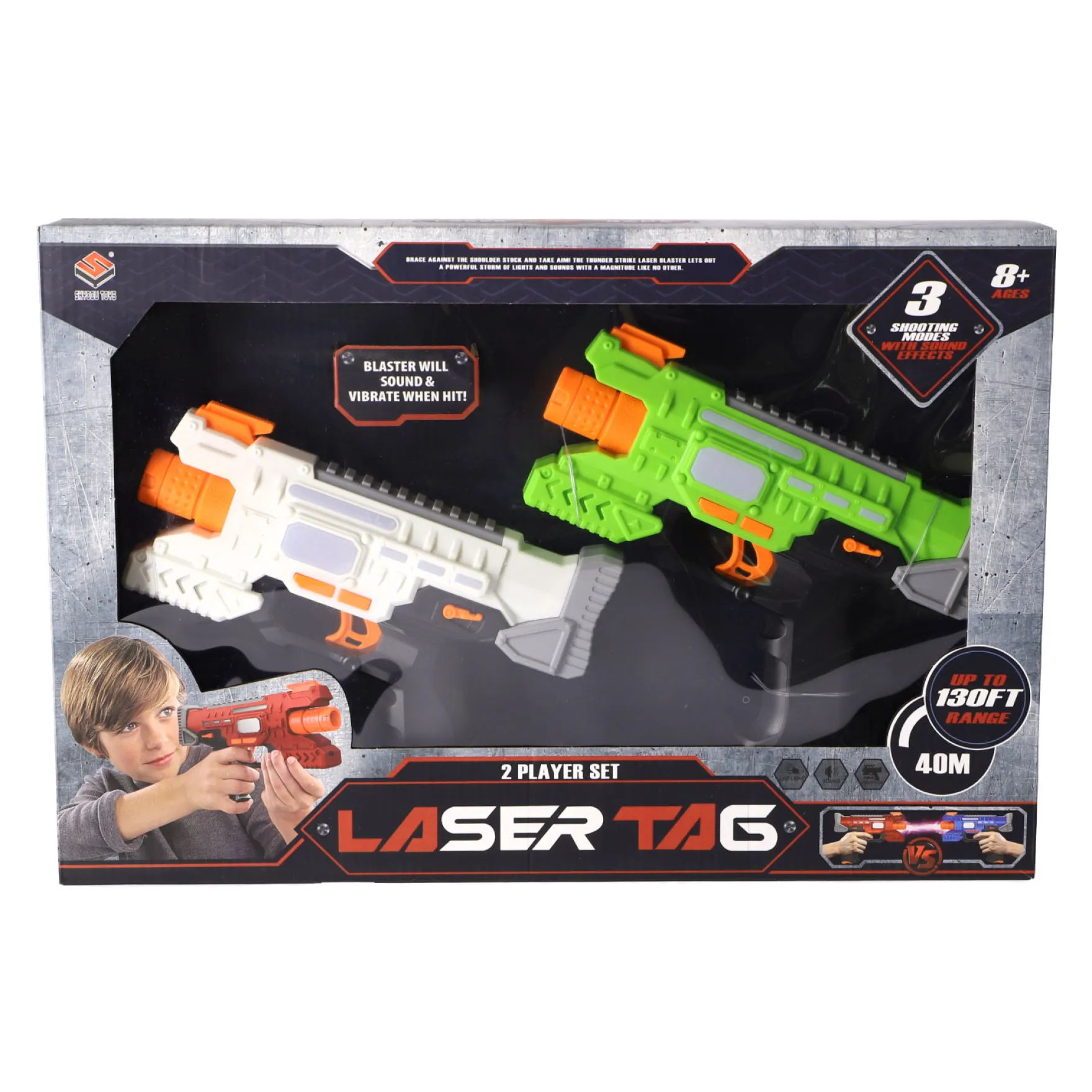 Lasertag Pistolen Set Met Licht En Geluid Assorti