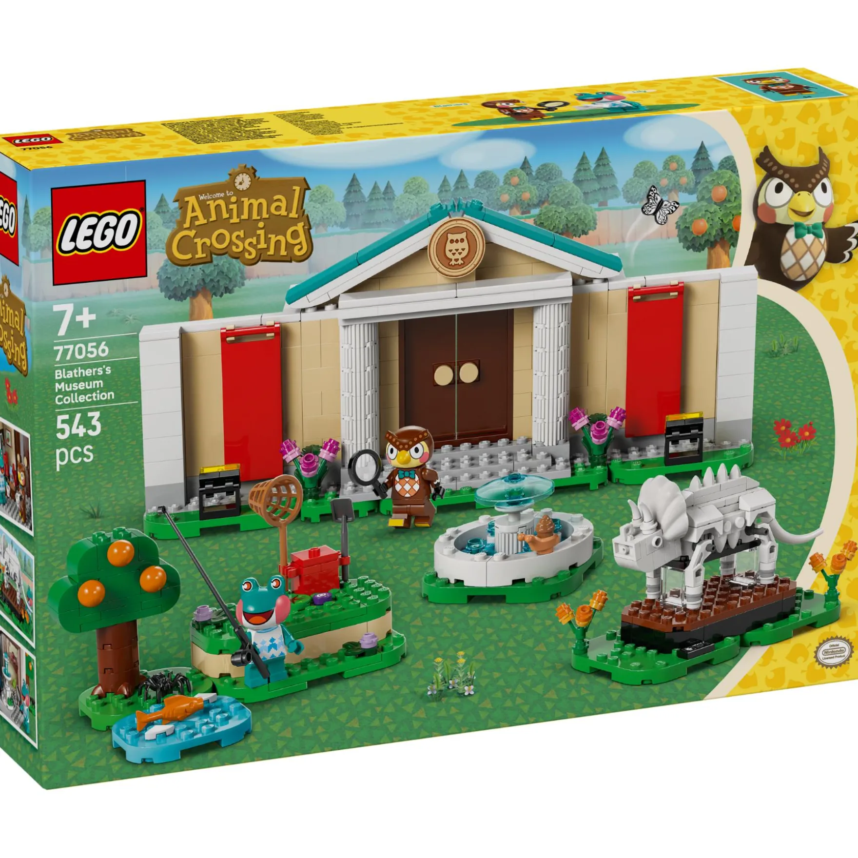 LEGO 77056 Animal Crossing Blathers' museum collectie