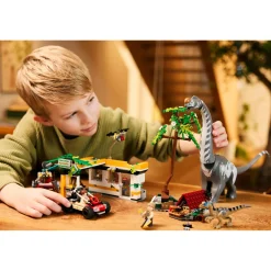 LEGO 76973 Jurassic World Raptor en Titanosaurus opsporingsmissie