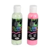 Lijm gekleurd glow in the dark 6 assorti