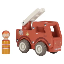 Little Dutch brandweerwagen met pegdoll fsc