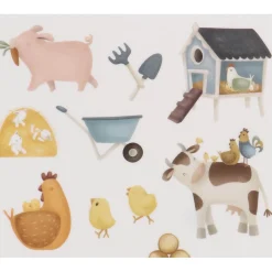 Little Dutch raamstickers boerderij