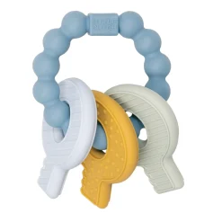 Little Dutch Siliconen Bijtspeeltje Sleutelbos  Blauw