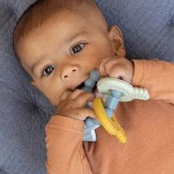 Little Dutch Siliconen Bijtspeeltje Sleutelbos  Blauw