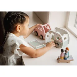 Little Dutch Speelgoed Auto Met Caravan