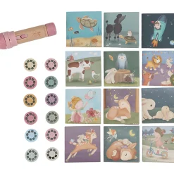 Little Dutch Verhalen Projector Zaklamp - Roze