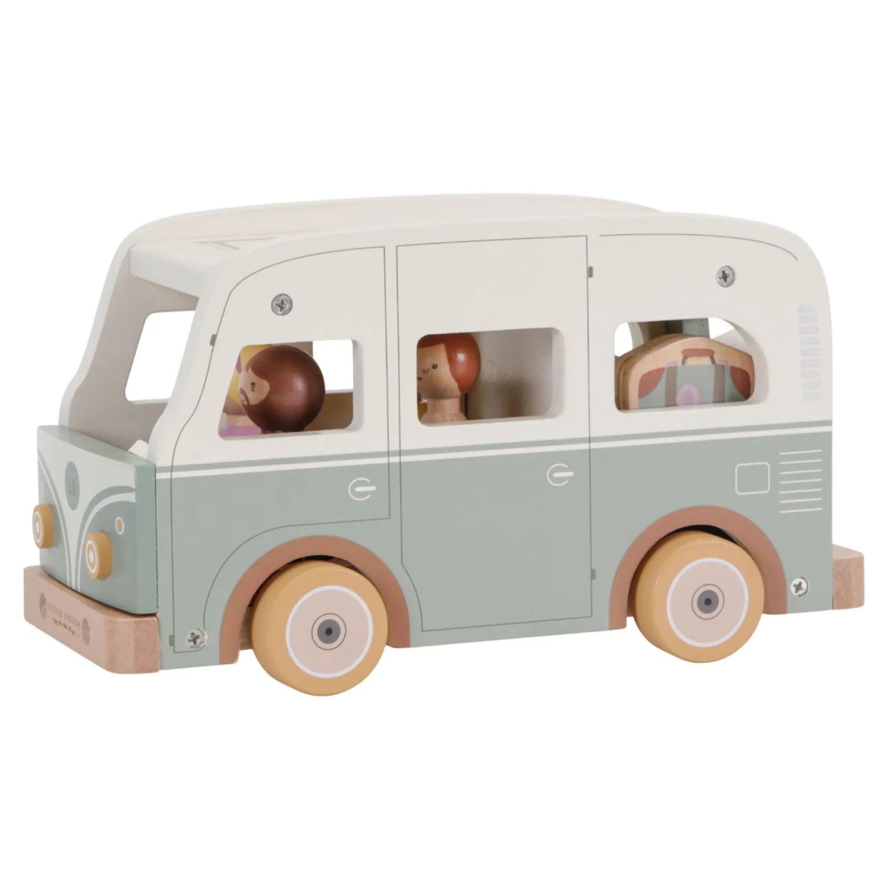 Little Dutch Vintage Camperbus Met Gezin