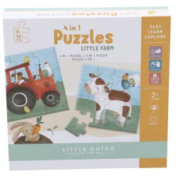 Little Farm 4 In 1 Puzzel