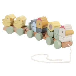 Little Farm Blokkentrein Kip