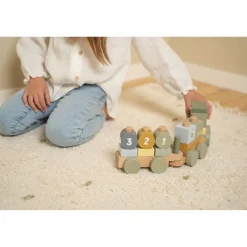 Little Farm Blokkentrein Tractor