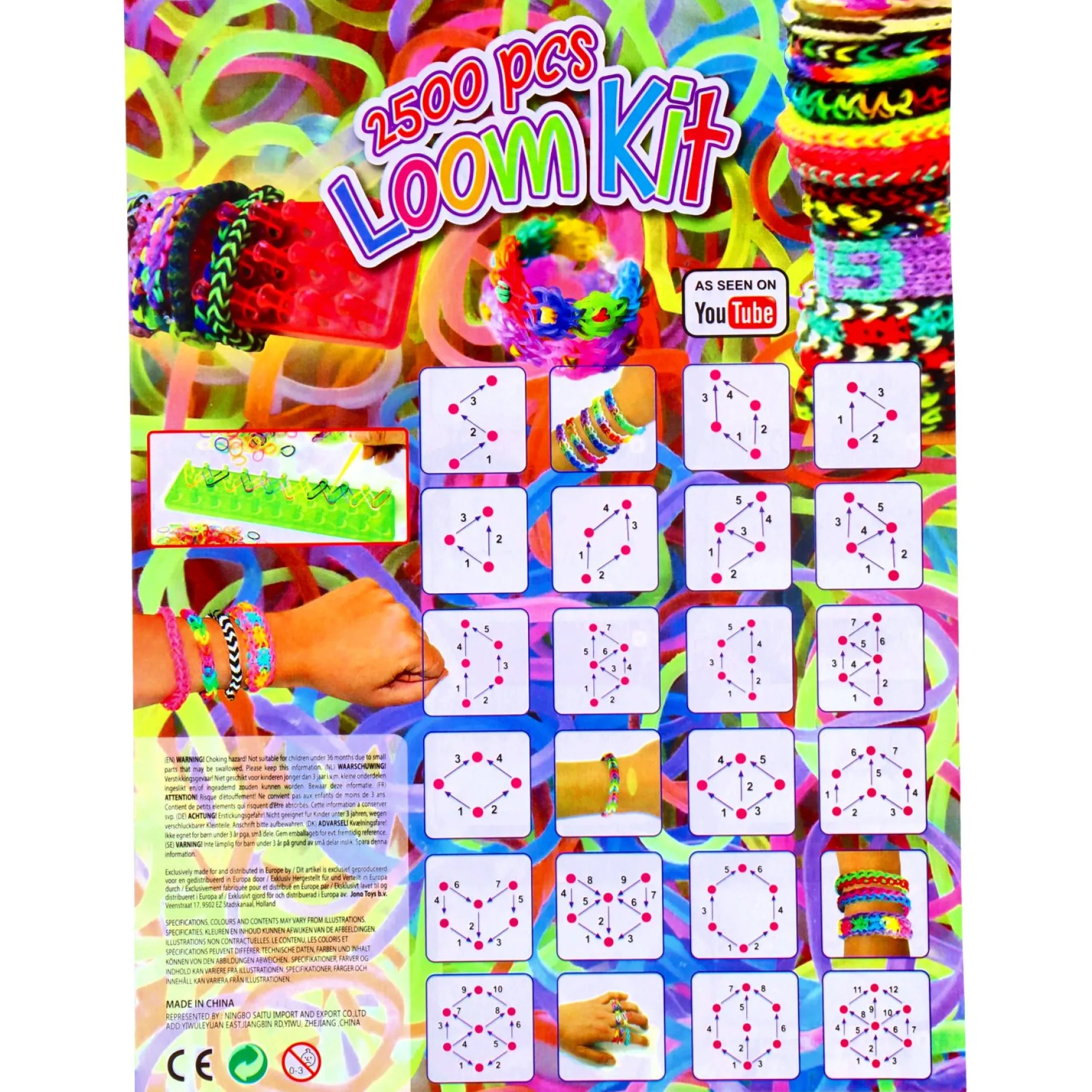 Loombandset in box 2500-delig