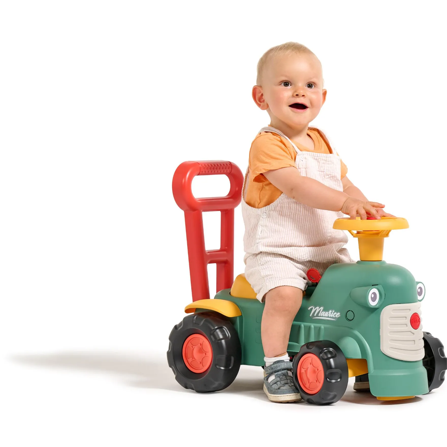 Loopfiguur tractor maurice groen