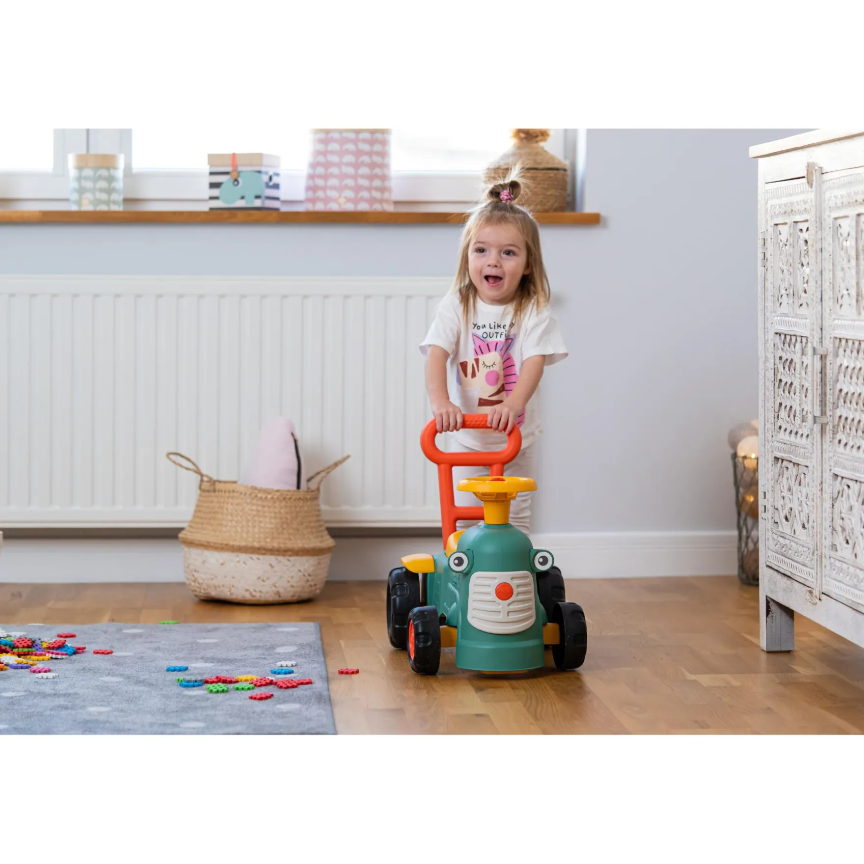 Loopfiguur tractor maurice groen