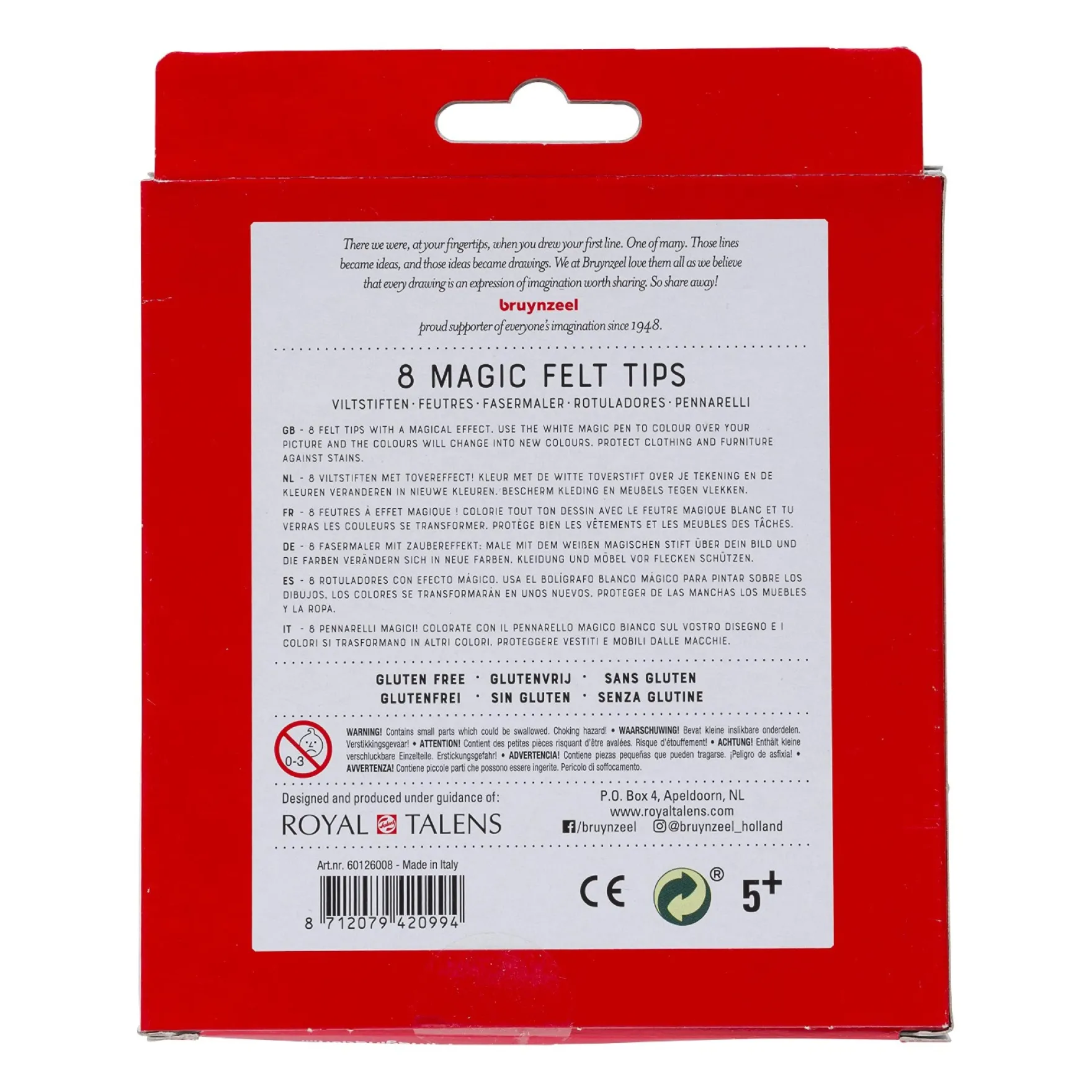 Magische Viltstiften Bruynzeel 8 Stuks