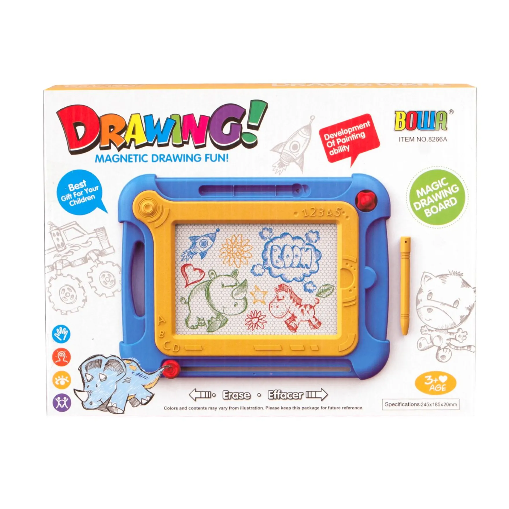 Magnetisch Tekenbord 24,5 X 18,5 Cm