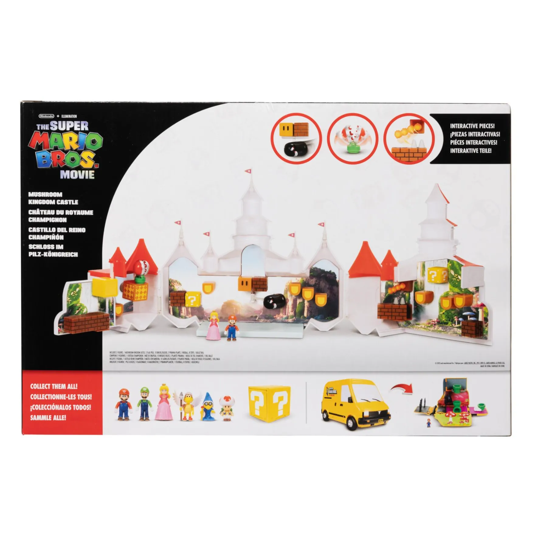 Mario Peach kasteel set inclusief Mini Mario en Peach figuur