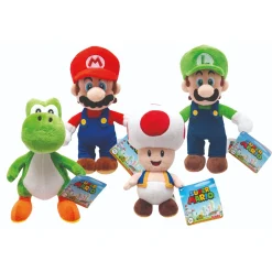 Mario pluche 20 cm 4 assorti