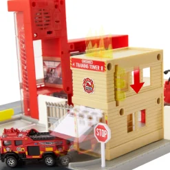 Matchbox Action Drivers Fire Station Rescue  Playset O/S (Sounds Only)