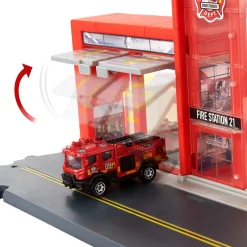 Matchbox Action Drivers Fire Station Rescue  Playset O/S (Sounds Only)