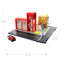 Matchbox Action Drivers Fire Station Rescue  Playset O/S (Sounds Only)