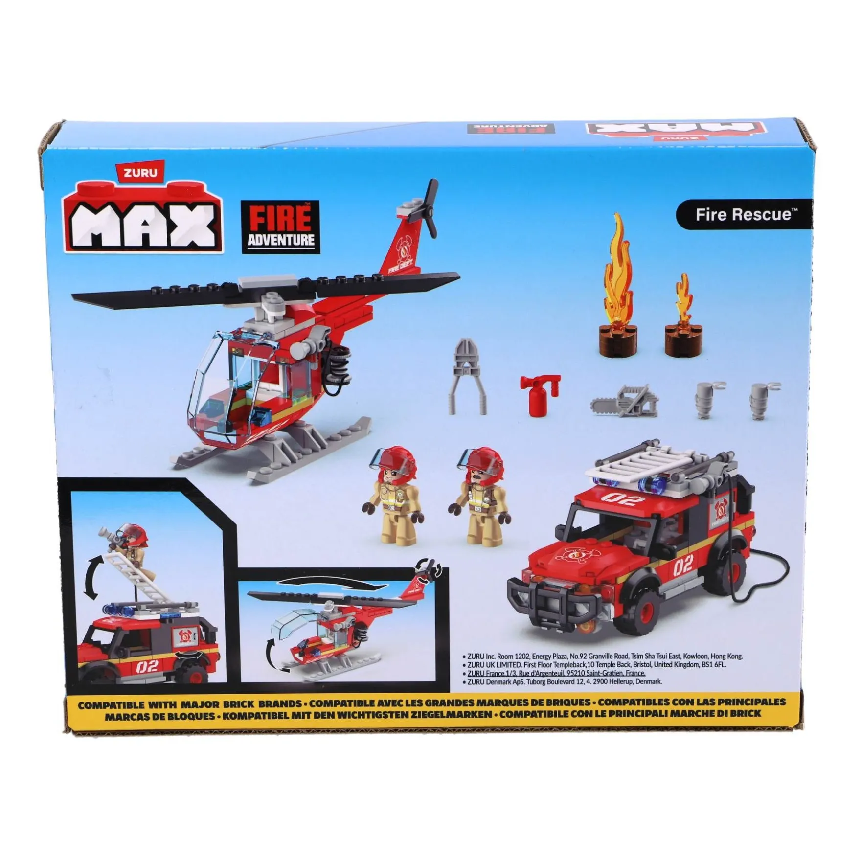 Max city brandweer auto 265-delig