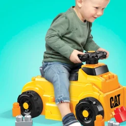 Mega Bloks Loopfiguur CAT Build 'n Plow