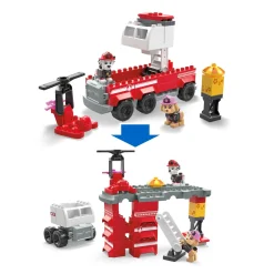 Mega Bloks PAW Patrol Junior Builders  Marshall's Ultimate Fire Truck