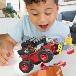 Mega Hot Wheels Monster Trucks Bone Shaker Crush  Course