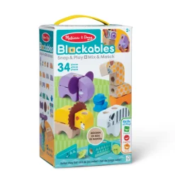 Melissa & Doug Blockables Safari Play Set  (34 Stuks)