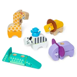 Melissa & Doug Blockables Safari Play Set  (34 Stuks)