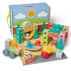 Melissa & Doug Blockables Town Play Set (73pc)