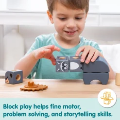 Melissa & Doug Blockables Woodland Friends  Playset Set (16pc)