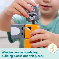 Melissa & Doug Blockables Woodland Friends  Playset Set (16pc)