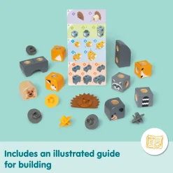 Melissa & Doug Blockables Woodland Friends  Playset Set (16pc)