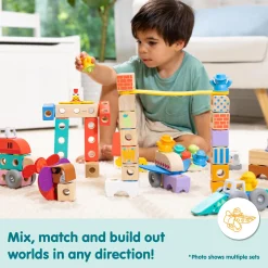 Melissa & Doug Blockables Farm Friends Play Set  (16pc)