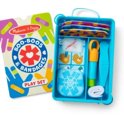 Melissa & Doug Booboos & Bandages Reusable Play  Set
