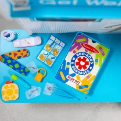 Melissa & Doug Booboos & Bandages Reusable Play  Set