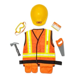 Melissa & Doug Construction Worker Role Play  Costume Set