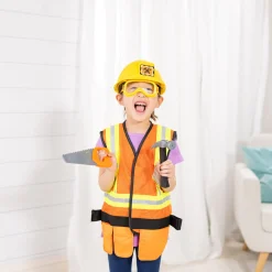 Melissa & Doug Construction Worker Role Play  Costume Set