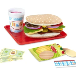 Melissa & Doug Wooden Slice & Stack Sandwich  Counter