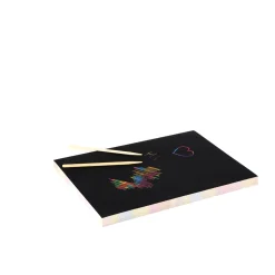 Memo Papier Scratch A4 50 Vel+2 Pennen