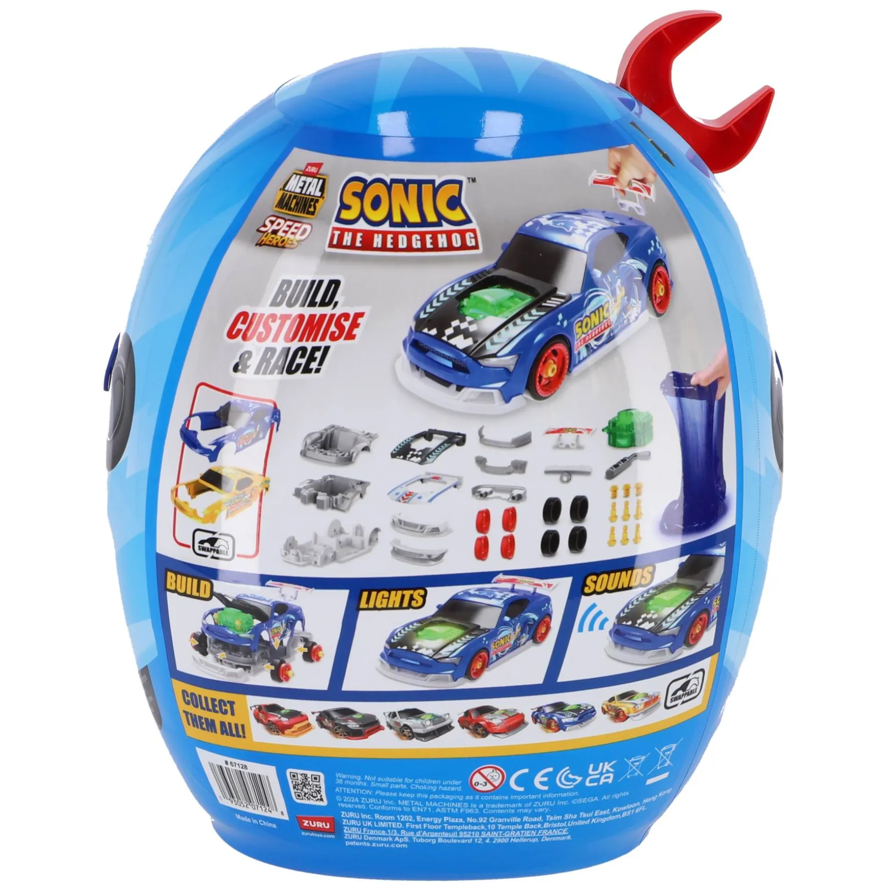 Metal Machines Helm Sonic Speed Heroes