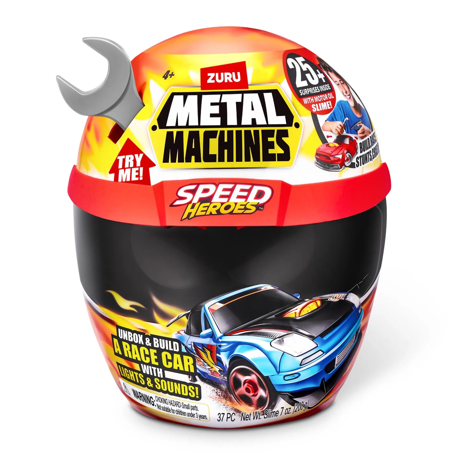 Metal machines helm speelset met 2 auto's