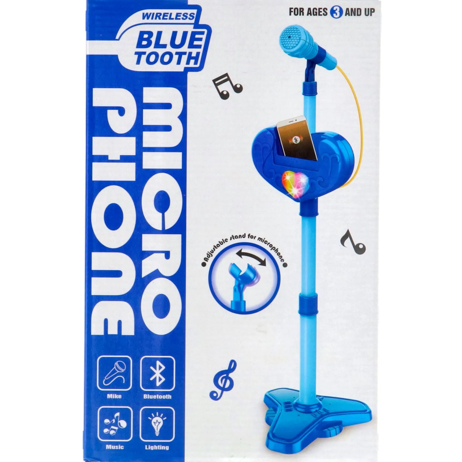 Microfoon Karaoke Blauw