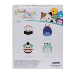 Micromallows pluche 6,5 cm 4 stuks set 1