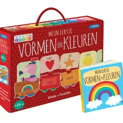 Mijn Eerste Vormen En Kleuren Puzzeltrein + Boek
